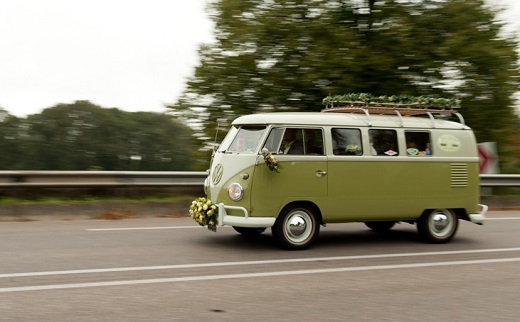 Trouwwagen VW Busje