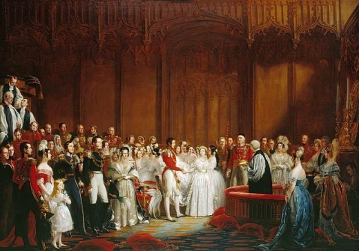 De trouwjurk van Queen Victoria, 1840 